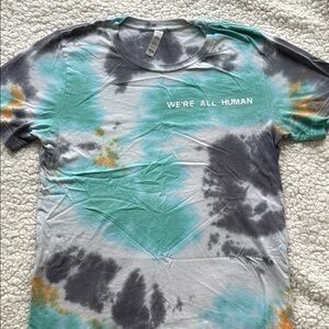 We're All Human Tie-Dye T-Shirt